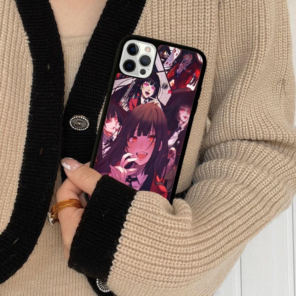 Kakegurui Phone Case Silicone PC+TPU For For iPhone 11 12 13 14 15 16 Plus Pro Max Cover