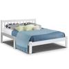 Double Bed Frames Artiss Double Full Size Wooden Bed Frame Sofie Pine Timber Mattress Base Bedroom