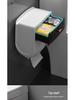 Punch-Free Waterproof Wall-Mounted Bathroom Tissue Holder