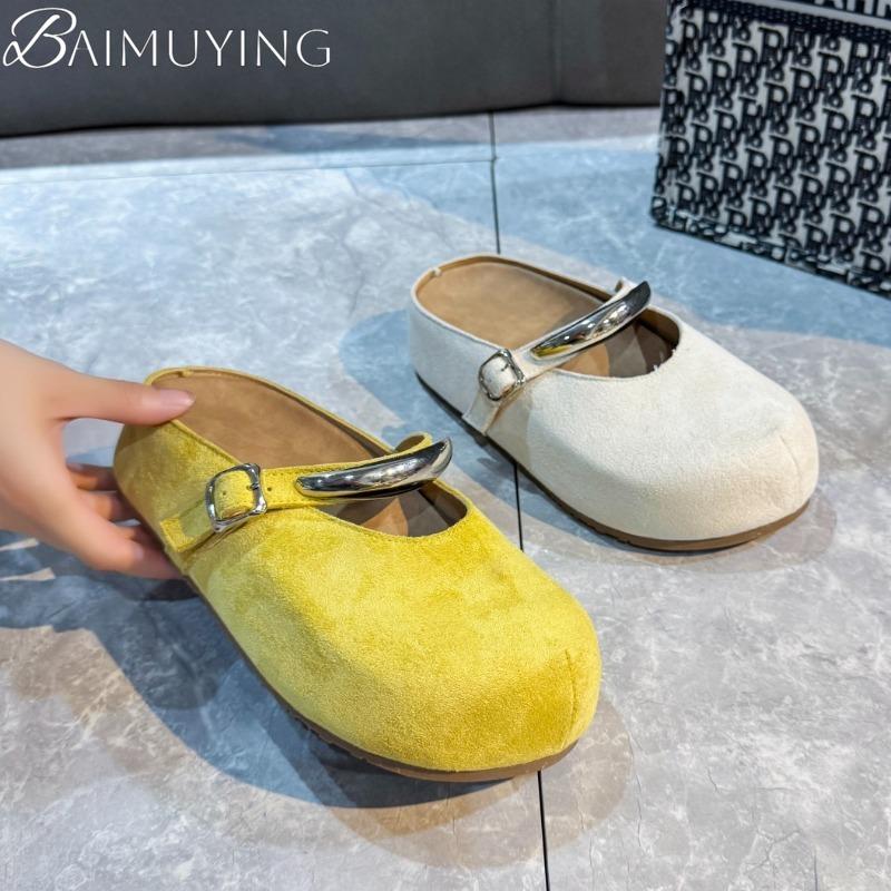 Fashion Women Flats Platform Mules Shoes Casual Slippers Fashion Summer Sandals 2025 New Slingback Sneakers Woman Flip Flops Zapatillas