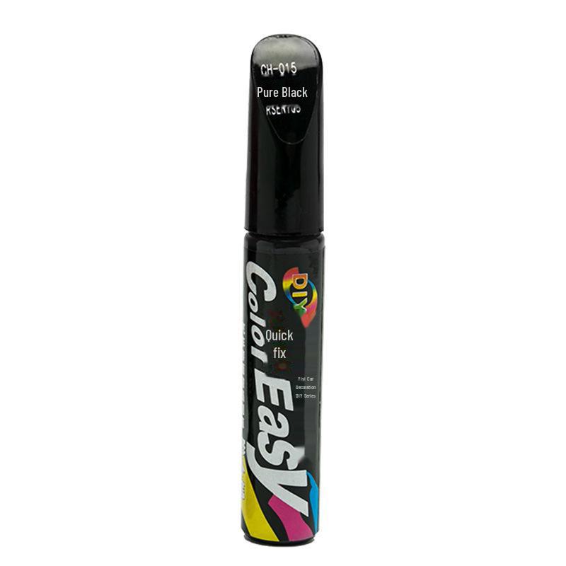 Pearl White & Black Car Scratch Repair Touch-Up Paint Pen