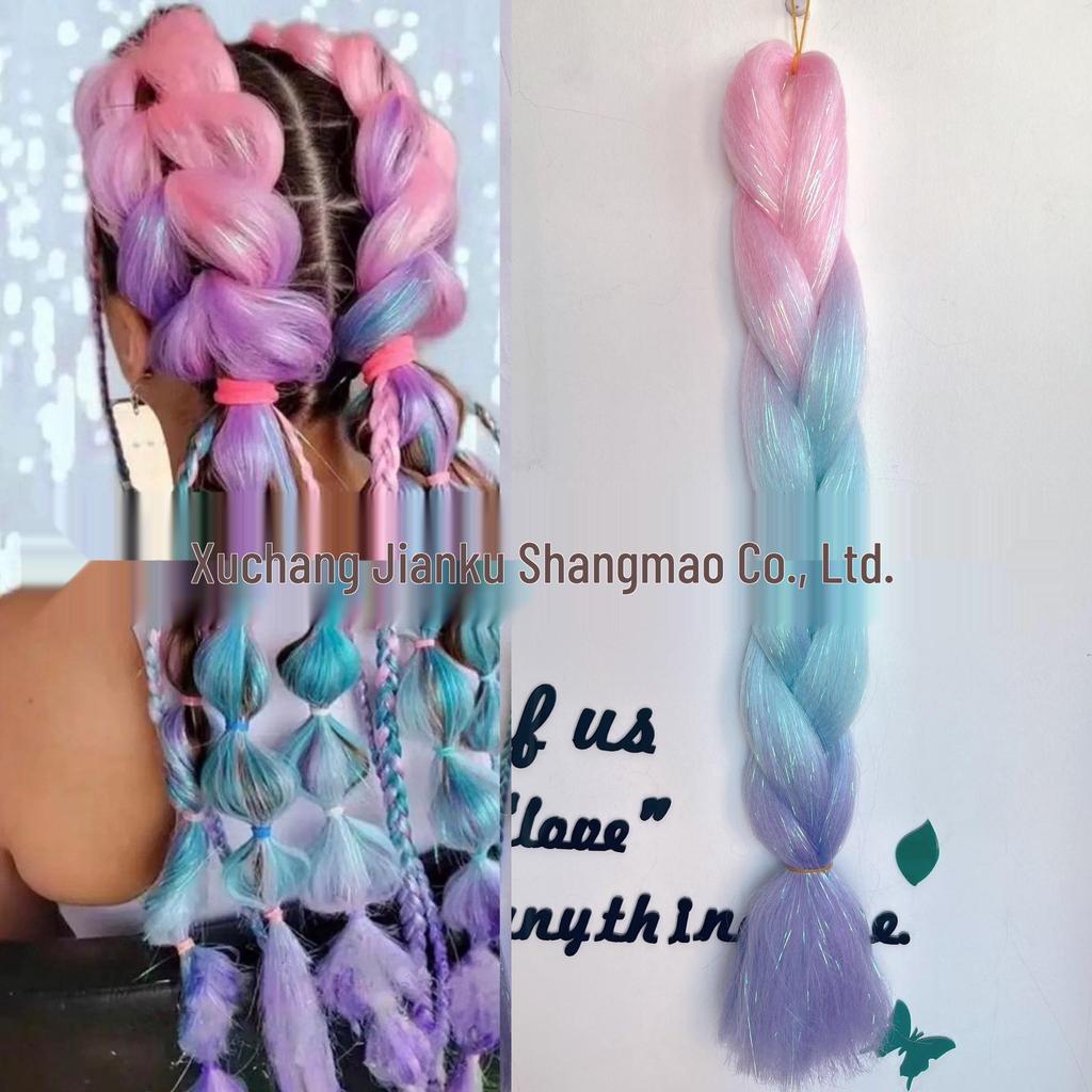 Three, Four, Five-Color Gradient High-Temp Fiber Jumbo Braid Material