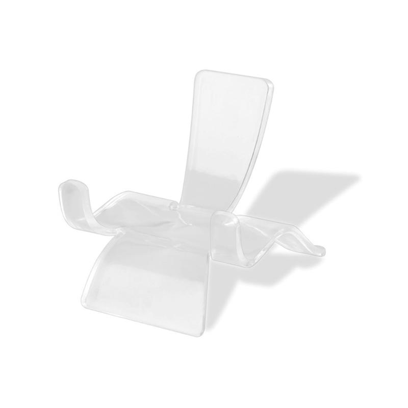 Crystal Mineral Rough Stone Display Base Jewelry Stand Transparent Acrylic Metal Jewelry Display Stand Prop Ornament