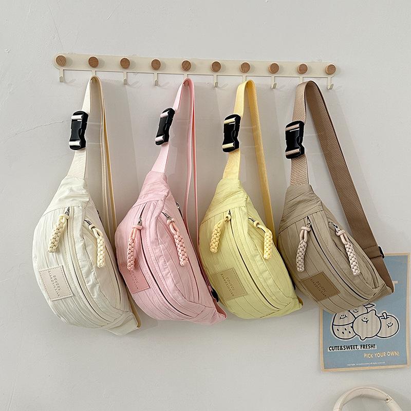 Trendy brand breast bag women's outdoor sports cycling fanny pack light travel small satchel women's leisure student shoulder messenger bag