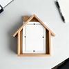 Holzhausförmiger Fotorahmen Handgefertigtes Haus Tisch-Bilderrahmen für Mutter Oma Kinder Familie Hochzeitsgeschenk