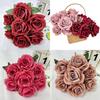Handcrafted Faux Rose Decor For Wedding Photography And Home Decoration