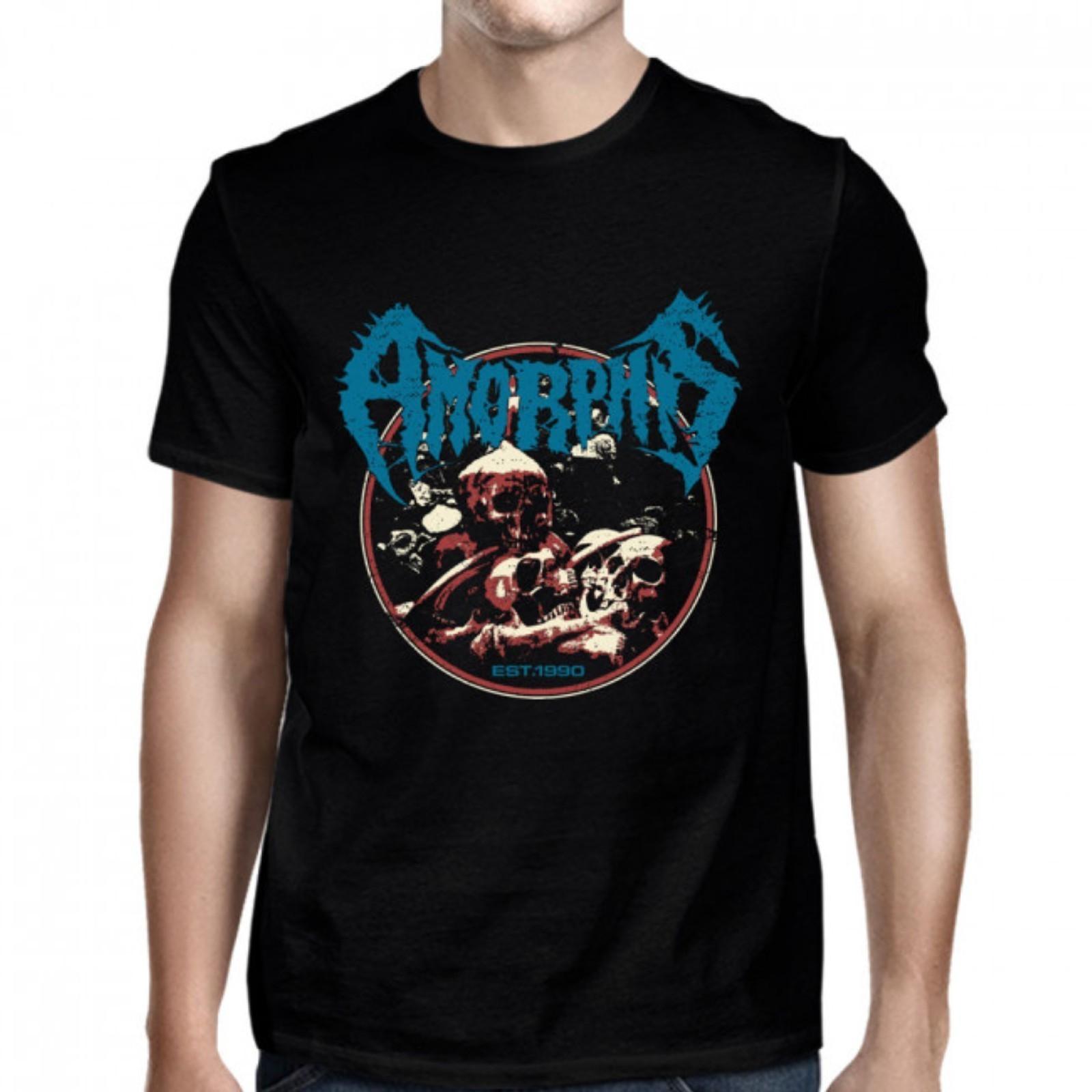 AMORPHIS cd lgo Skulls RETRO ESTABLISHED 1990 Official SHIRT XXXL 3XL new M