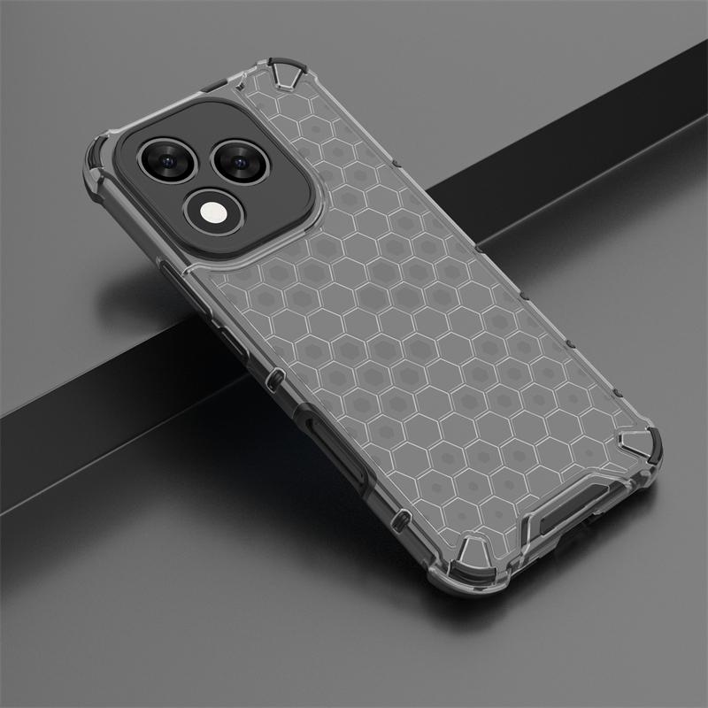 Shockproof Transparent Case For Honor 400 Lite Honeycomb Armor Full Back Case Honor 400 Lite Case Cover For Honor 400 Lite 5G