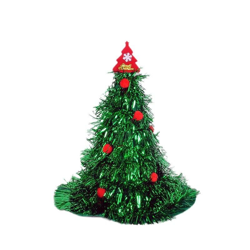 Christmas Tree Hat Headband Father Christmas Xmas Party Santa Fancy Dress Costume Hat Holiday Decorations Headgear
