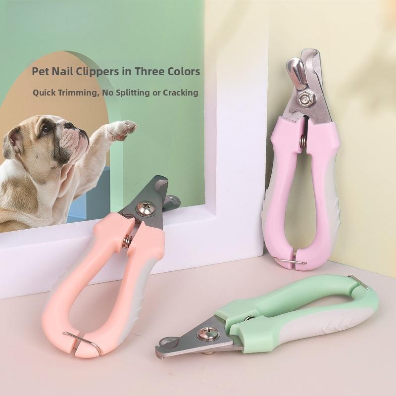 Pet Nail Clippers for Dogs & Cats-Portable Safe Professional Grooming Kit with Nail Trimmer and Safety Guard