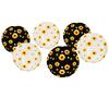 6Pcs Stylish Sunflower Paper Lanterns 8 Inch Hanging Round Lanterns for Indoor and Outdoor Party Decorations