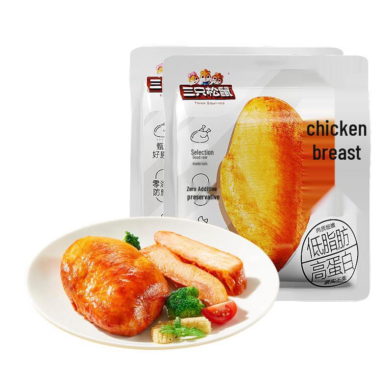 Three Squirrels Orleans Flavor High-Protein Chicken Breast