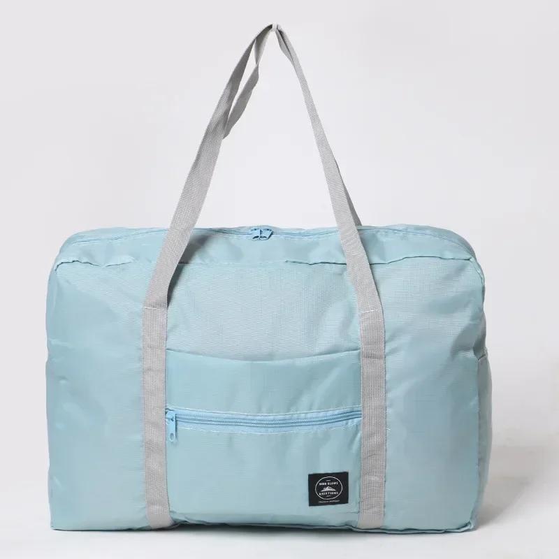 New Portable Nylon Folding Travel Bags Large Capacity Luggage Accessories WaterProof Handbags Clothes Storage Closet Organizer