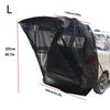 New Car Tailgate Screen, Anti-Mosquito and Anti-Insect Mesh Pocket, Ventilation Trunk Mesh Cover, Outdoor Camping Supplies