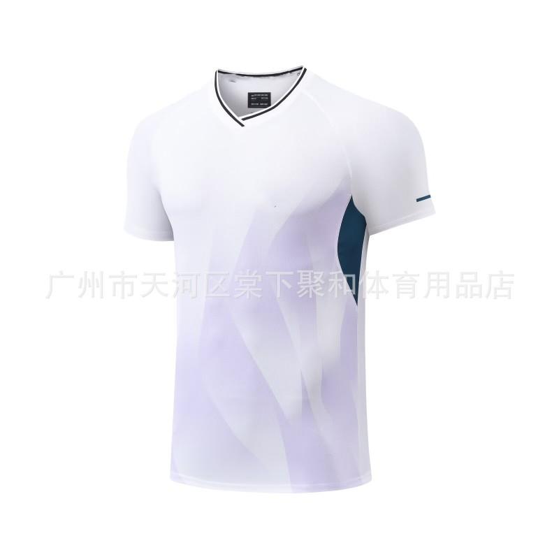 Quick-Dry Badminton Shirt Men Women Kids Lightweight Sport Tee Breathable Training Top