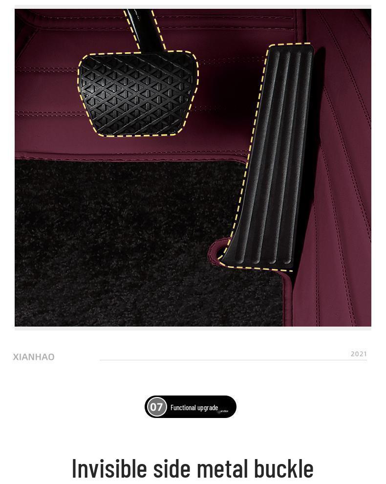 Compatible Floor Mats: Fully Enclosed Carpet Style for Hongqi HS5, H5, H9, HS7, H7, EQM5, EHS3, EHS9