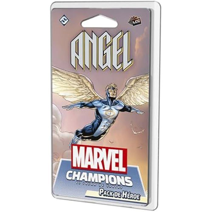 Extension héros - fantasy flight games - angel - 60 cartes - super-héros - ennemi juré harpon