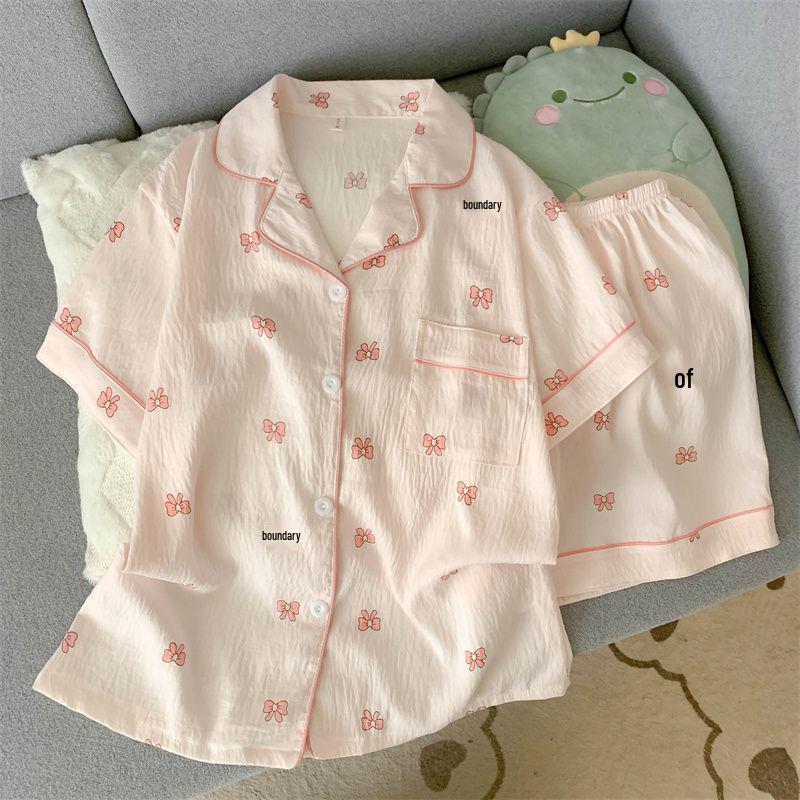 

Women s Summer Cloud Cotton Short Sleeve Pajama Set - Comfortable, Trendy Celebrity Style Shorts for Indoors or Outdoors 2XL