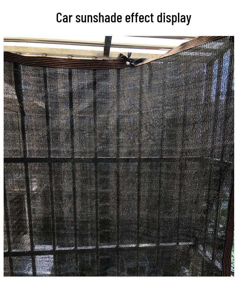 High Temp Resistant Thickened Black Shade Net for Sun Protection
