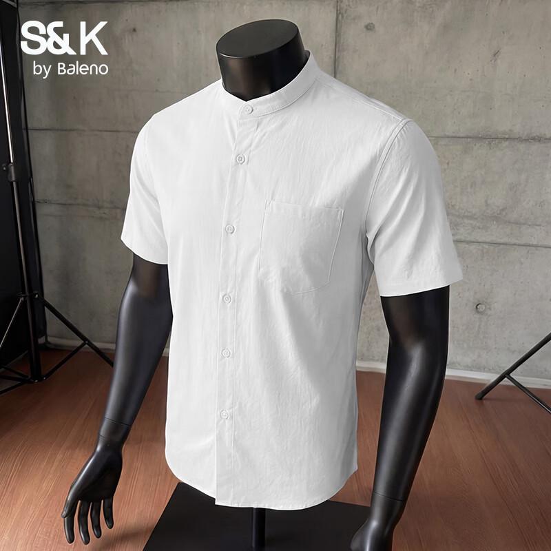 Мужская футболка-henley с коротким рукавом Baleno S&K