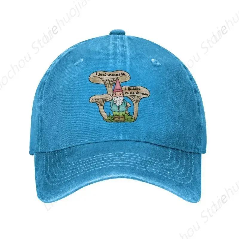 Fashion Cotton A Gnome In My Shroom Baseball Cap for Women Unisex Breathable Dad Hat Sports