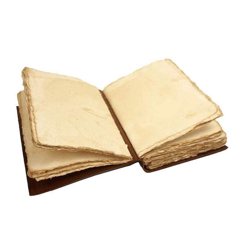 Vintage Handmade Bamboo Lock Journal Leather Bound Journal
