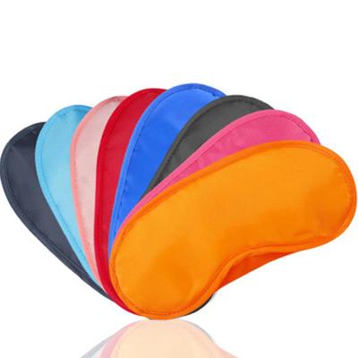 1 paquet de ruban de ver à soie pur pare-soleil rembourré aide à la relaxation de voyage masque pour les yeux occultant en polyester couleur de sommeil extension de jeu de voyage masque pour les yeux de voyage