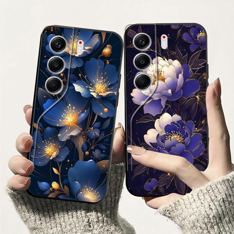 For Tecno Camon 40 Pro 5G /CM7 Case Bumper Soft Silicone Back Cover For Tecno Camon 40 /CM5 Black TPU Shockproof Phone Case