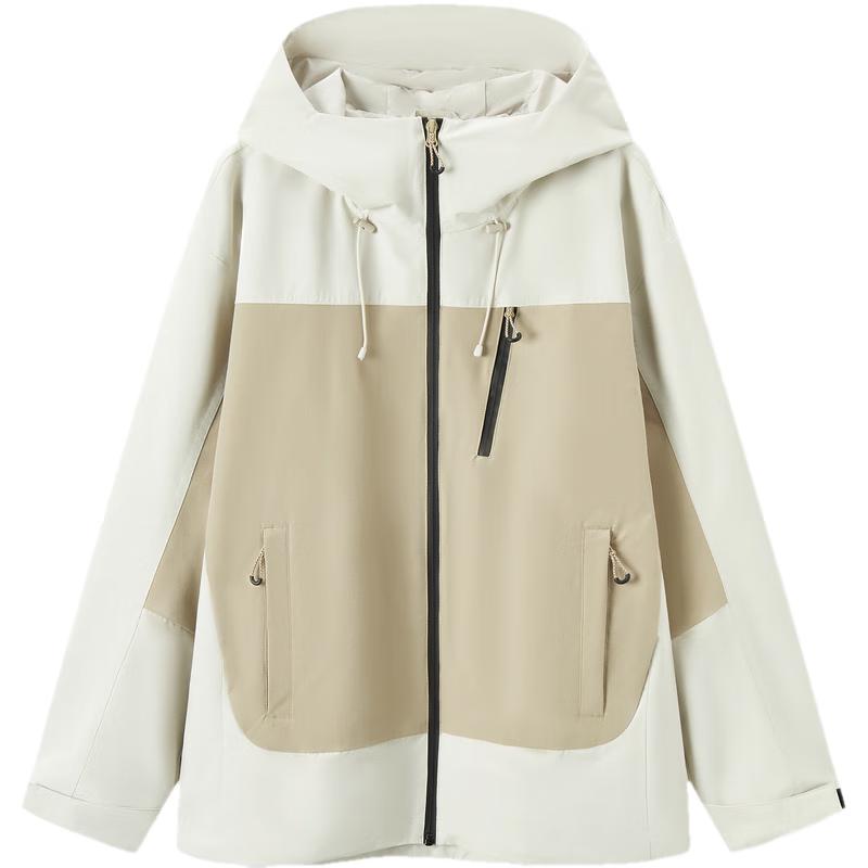 Мужская куртка Semir с капюшоном, ветрозащитная, с цветными блоками для активного отдыха L