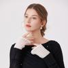 Simple Women Ruffle Arm Sleeves Wrist Cuffs Decorative Sleeves Armwear For Office Daily Wear And Formal Event Dresses