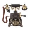 Antique Telephone Retro Vintage Rotary Dial Old Fashion Corded Landline Telephone for Home Home Accessories