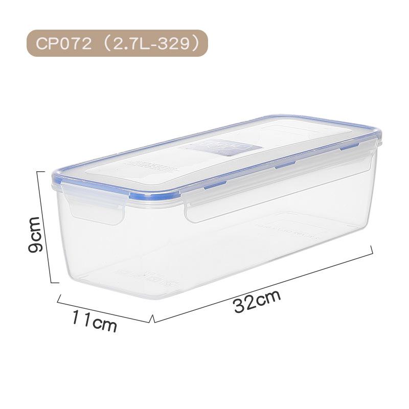 

1 набор контейнер для хранения продуктов большой вместимости, герметичный - многоразовый, органайзер для хлеба и кухни с откидной крышкой и PTFE-покрытием 1 Set