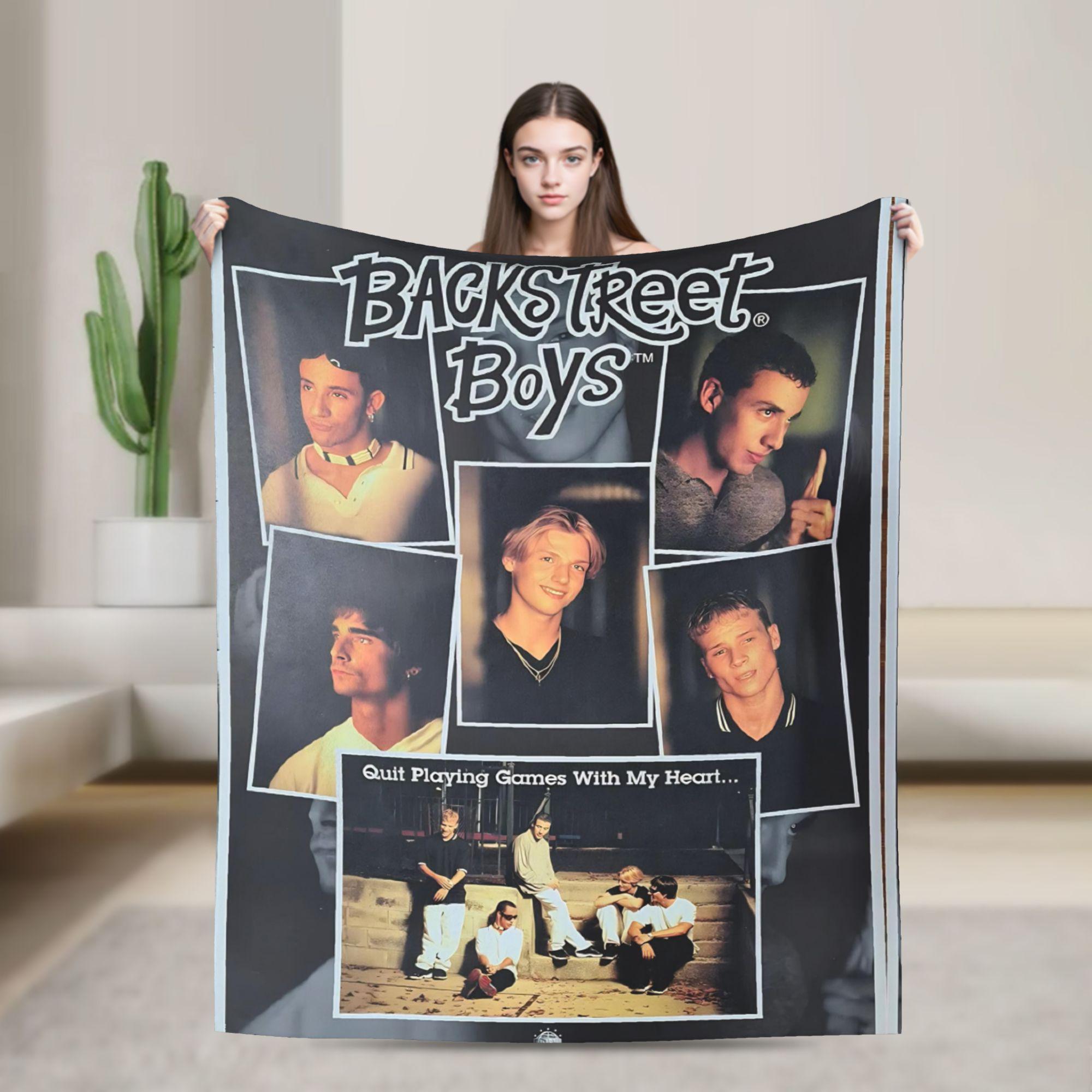 BSB Backstreet Boys Band Blanket Quality Warm Soft  Throw Blanket Autumn Decorative Living Room Funny Bedspread 30x40in