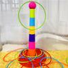 Children Throw Circle Game Ferrule Stacked Toys Fun Indoor Outdoor Parent-Child Interactive Circle Layers Early Education Gift