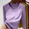 Black Women's Long-sleeved Summer New Half-sleeved Slim-fit T-shirt Simple Versatile Top Women