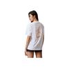 Calvin Klein Sun Protection Cool Feel Casual Boyfriend Style Printed Loose Short Sleeve T-Shirt Women Tops Moonlight-White J223339