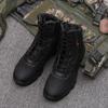 Men's Camouflage Hiking Boots Camping Outdoor Sports Mens Ankle Shoes  New Waterproof Non-slip Durable Combat Boots
