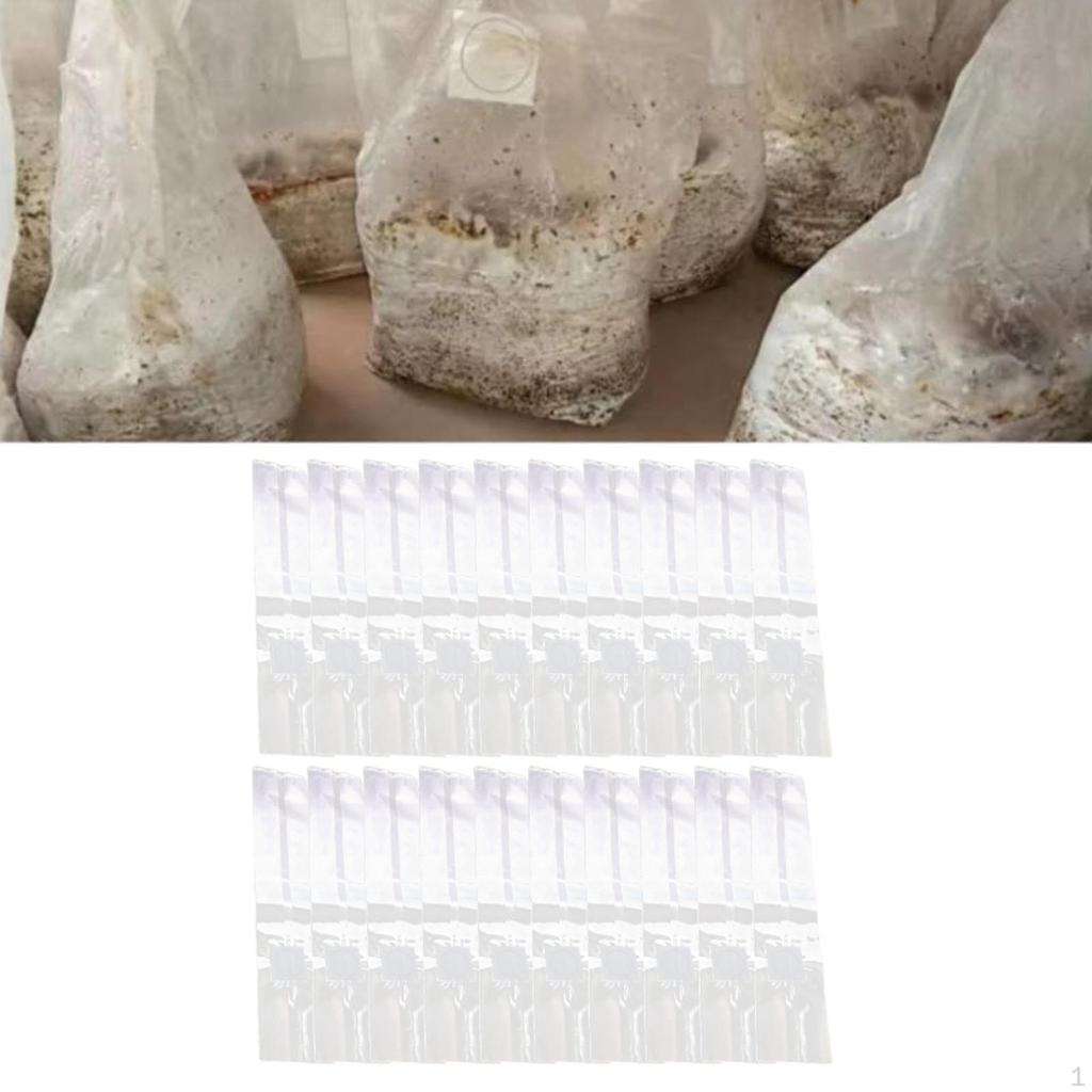 20 Stück Säcke mit Belüftungslöchern Reißfest Verschließbar Substrat Getreide für Garten Bauernhof