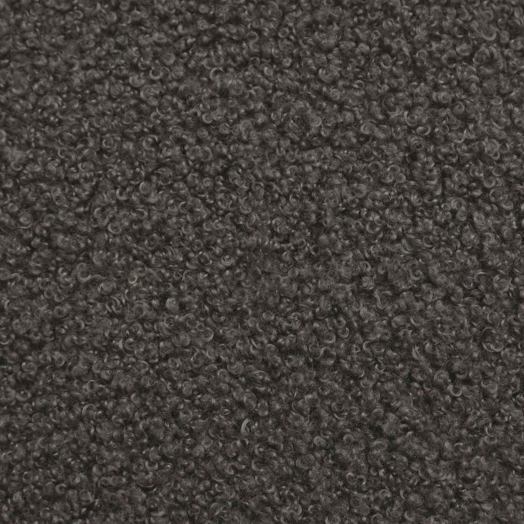Swivel Chair Dining Room 4 Pcs Boucle Dark Gray 54 X 58 X 87 Cm
