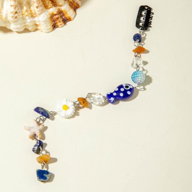 Accessories, Beach Conch Shell Braided Headwear Ins Punk Trend Braided Hair Dirty Braided Hair Accessories