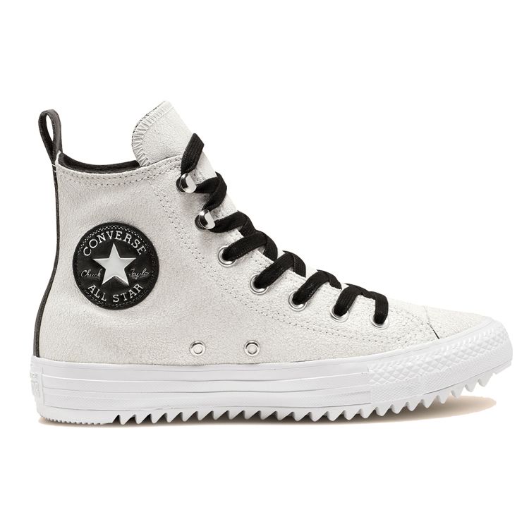 Converse Chuck Taylor All Star Space Mountain Hiker Suede Casual High-Top Canvas Shoes Women Sneakers Pure-White 566112C
