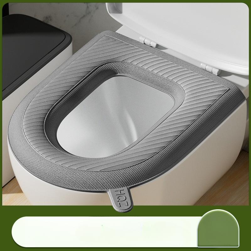 

1 шт. Подушка для сиденья унитаза из высокопенного ЭВА, водонепроницаемая, бытовая, моющаяся без воды, крышка для унитаза, сиденье унитаза, милая, теплая зимой