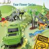 Cross-Border Electric Rail Car: Children's Train & Engineering Slide Puzzle - New Year's Gift for Boys