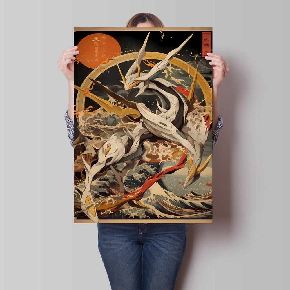 Canvas Painting Pokemon Charizard Cool Character Poster HD Printing Not Fading Modern Home Children's Bedroom Decor Holiday Gift