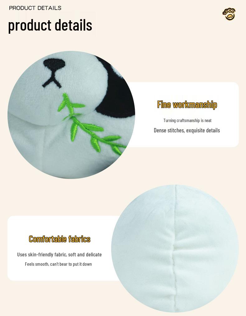 Reversible Panda Plush Toy – New Year Gift Blind Box