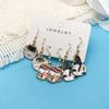 Unique Cats Pendant Earrings Fashion Earrings Ear Jewelry Alloy Texture Suitable for Casual and Formal Occasions