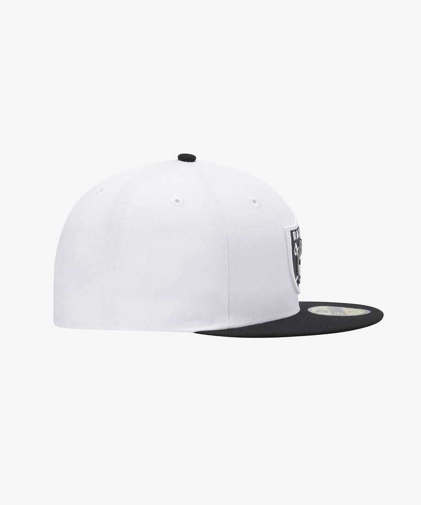 NEW ERA Nfl Las Vegas Raiders Basic Fitted Cap All-Tic White/Black 15131687