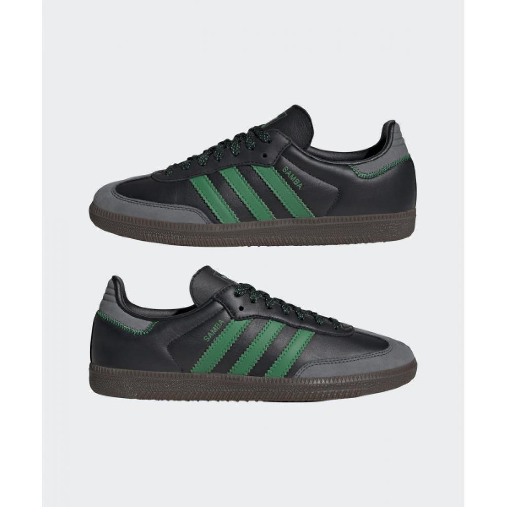 Adidas Samba Og W   Black  Green Ie6520