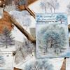 Twilight PET Sticker Pack: Four Seasons Scenery, 20 Sheets, 6 Tree Styles for DIY Projects