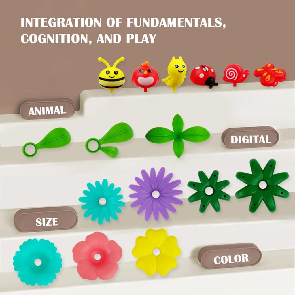Variety Garden Building Blocks Toys DIY Variety Patchwork Garden Garden Construction Toys Children Thinking Puzzle Toys